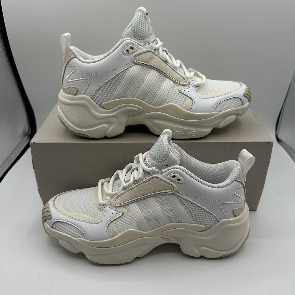 Adidas Magmur Runner Naked Shoes Womens 8 White/Cream Sneakers adiPRENE+ G54683